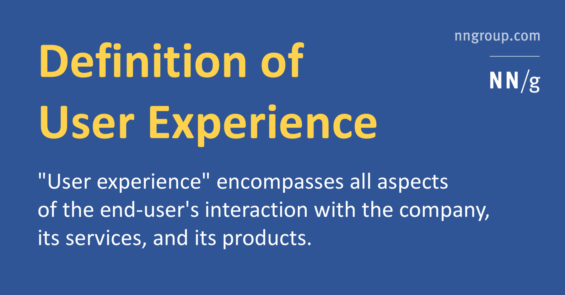 Quote defining ux design